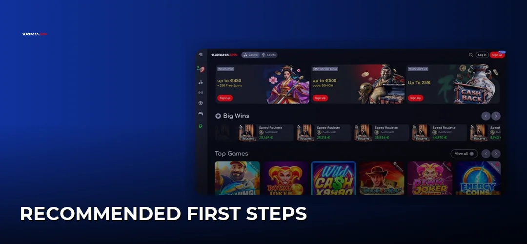 Recommended first steps