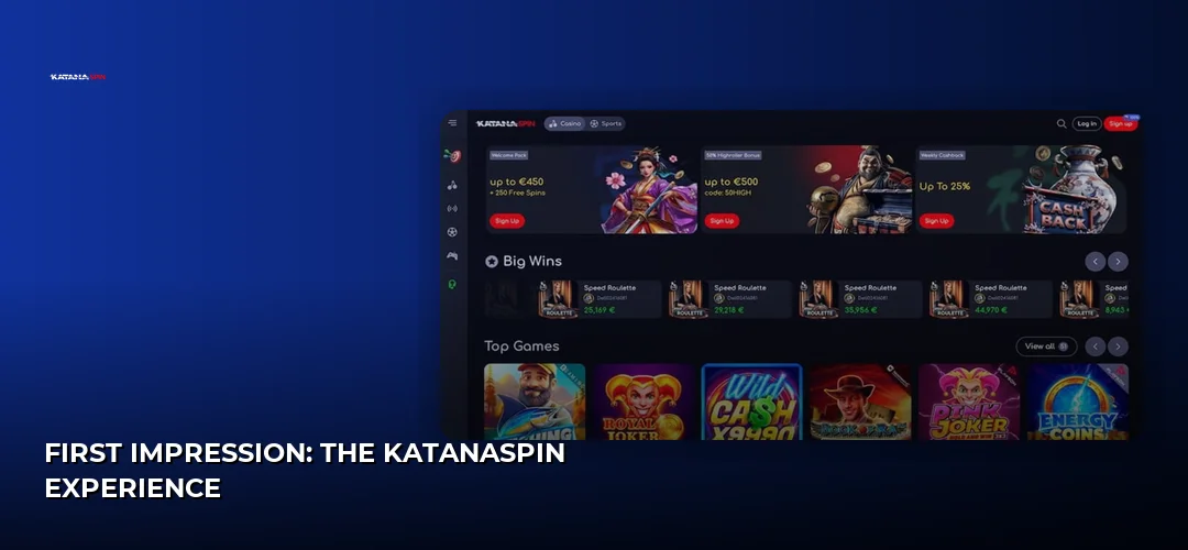 First impression: the KatanaSpin experience