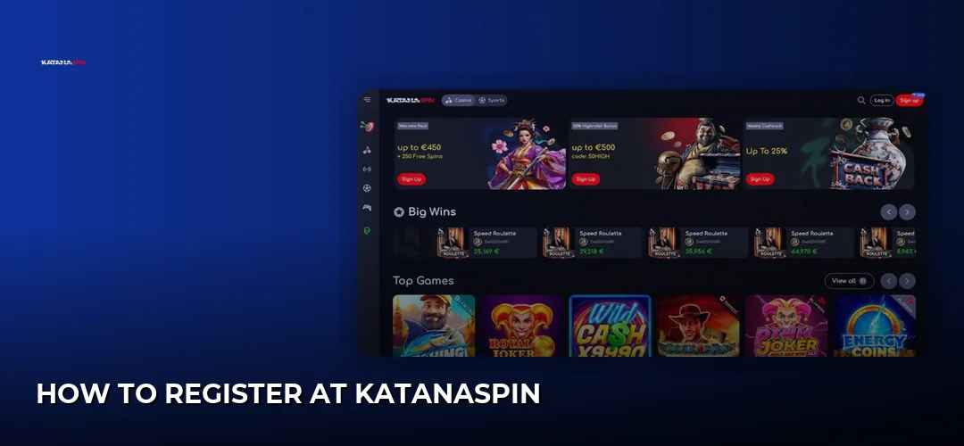 How to register at KatanaSpin