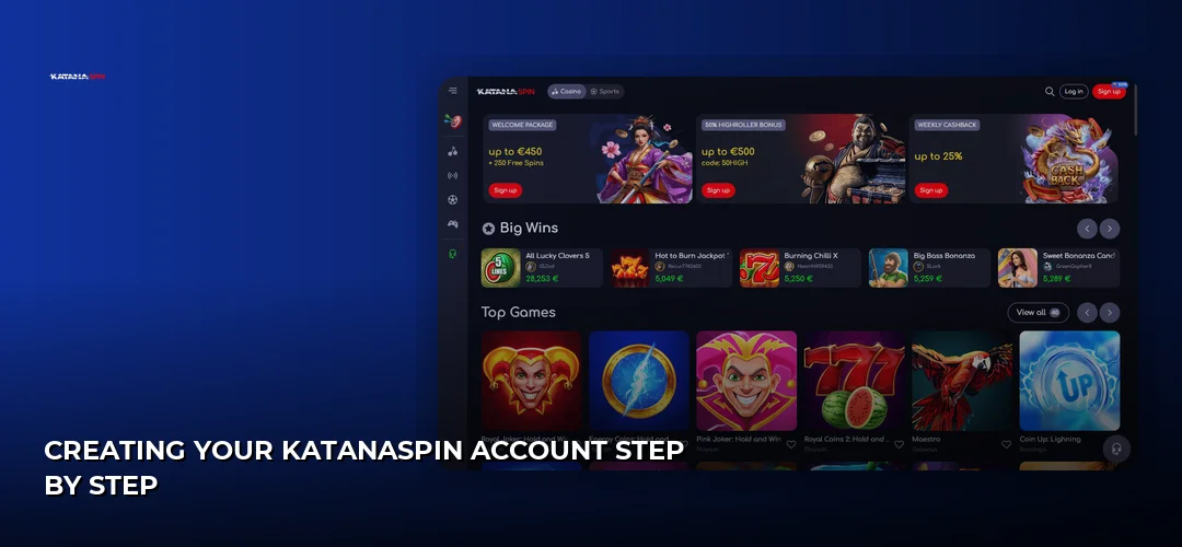 KatanaSpin promotional banner